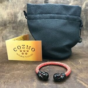 Red and Black Skull Bracelet